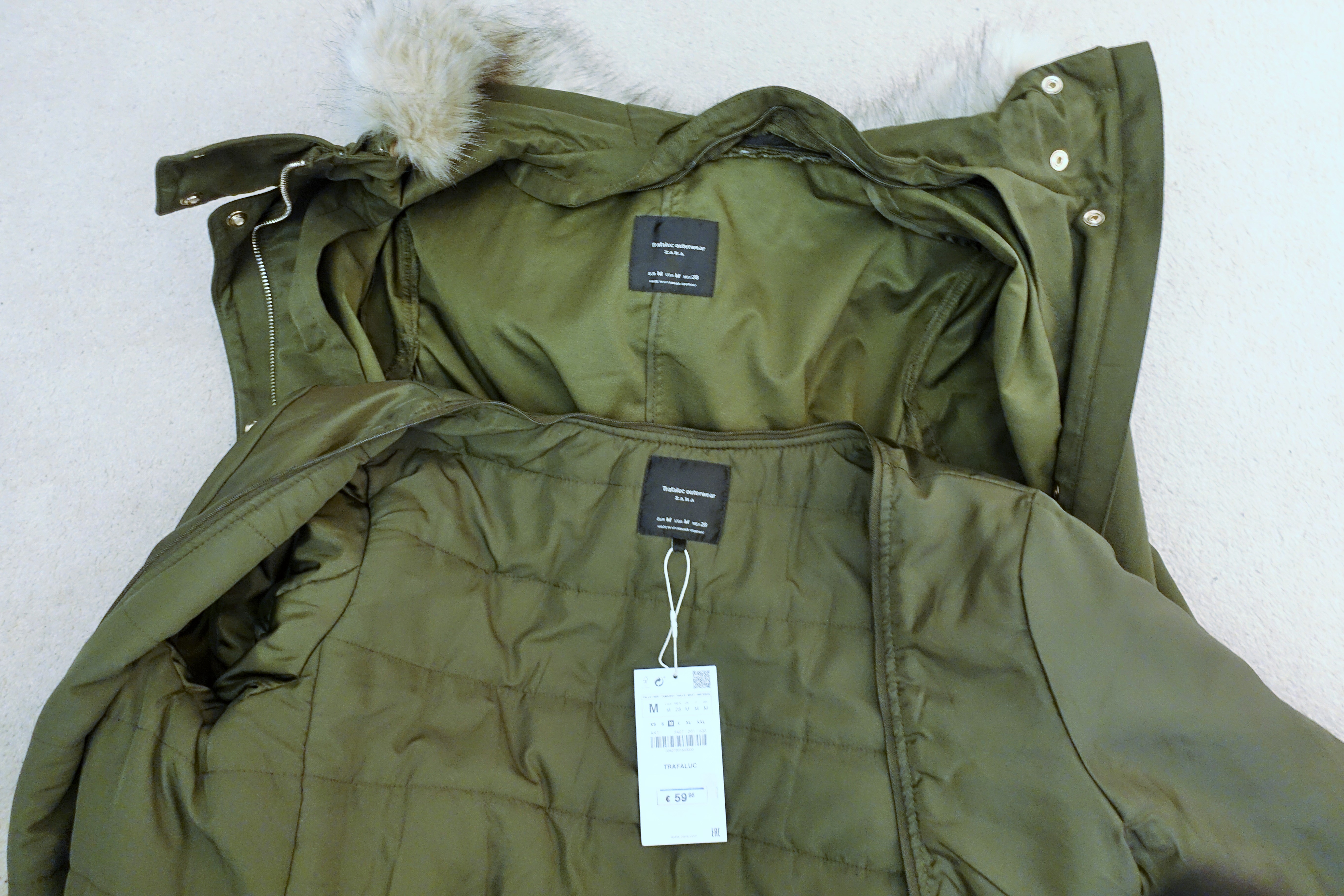 price of zara jackets